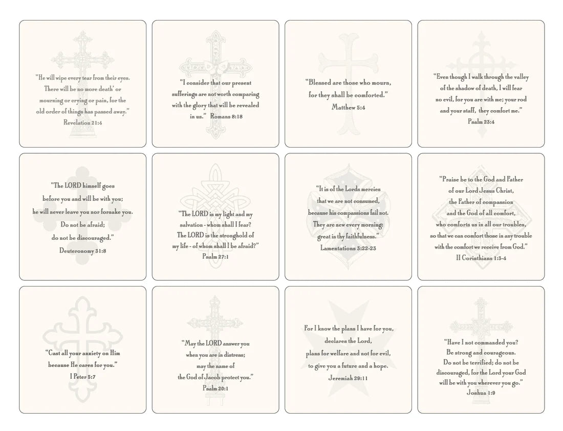 Small Verse Cards - Grief