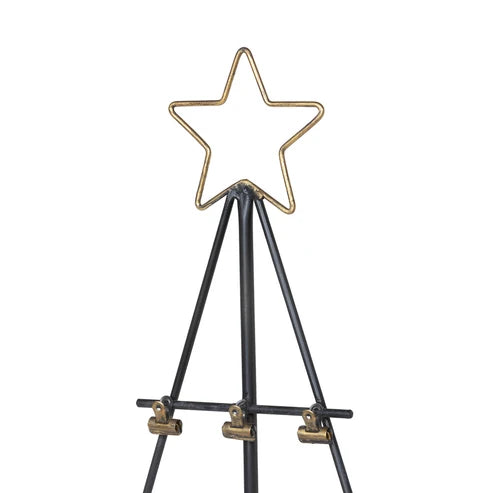 Iron Christmas Tree Card Holder