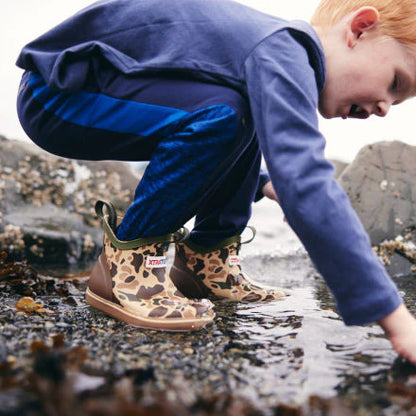 Little Kids Ankle Deck Boots - Duck Camo