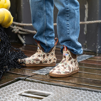 Men's Ankle Deck Boots - Duck Camo