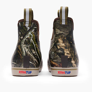Men's Ankle Deck Boots - Mossy Oak DNA