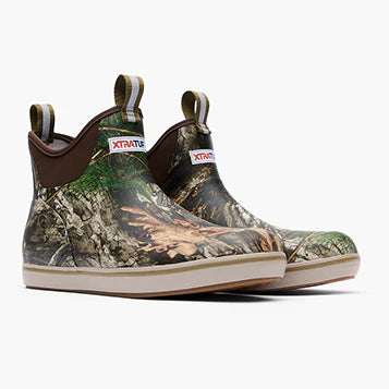 Men's Ankle Deck Boots - Mossy Oak DNA