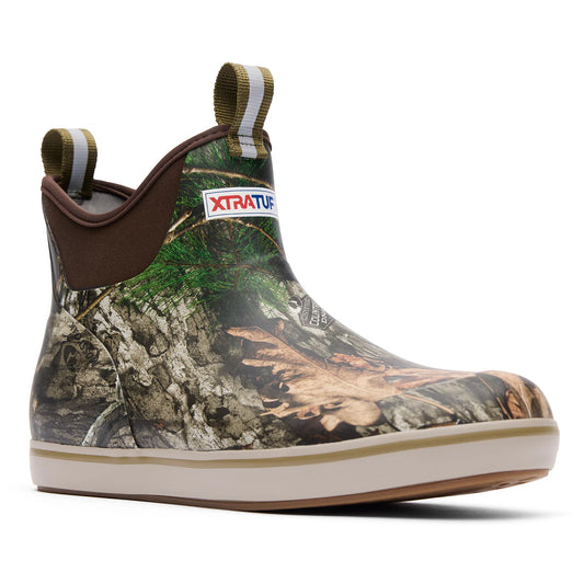 Men's Ankle Deck Boots - Mossy Oak DNA