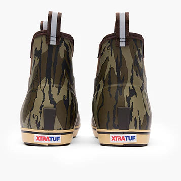 Men's Ankle Deck Boots - Mossy Oak Bottomland