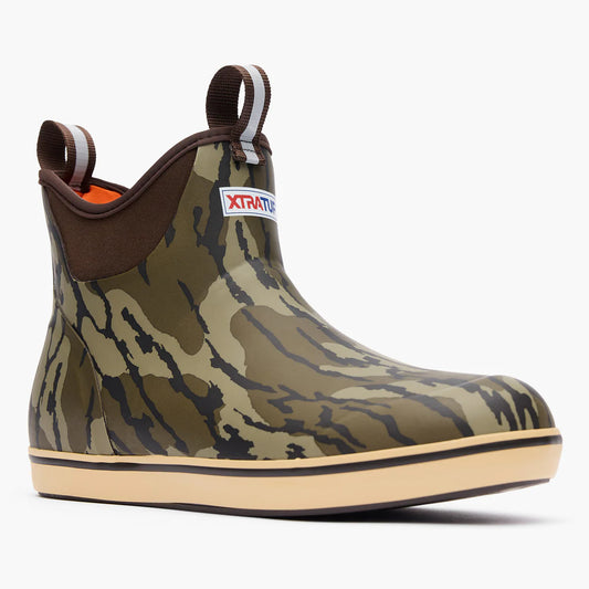 Men's Ankle Deck Boots - Mossy Oak Bottomland