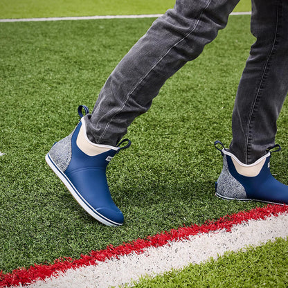 Men's Tailgate Ankle Deck Boots - Blue White