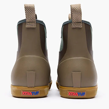 Men's Vintage Ankle Deck Boots - Brown