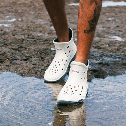 Men's Ankle Deck Hightide - Bone / Deep Storm