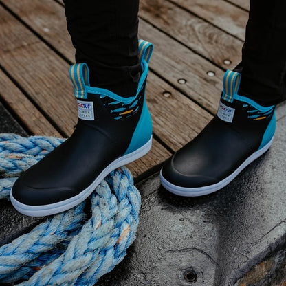 Women's Salmon Sisters Ankle Deck Boots - Black