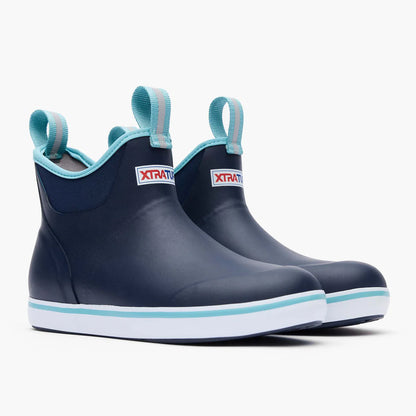 Women's Ankle Deck Boots - Navy