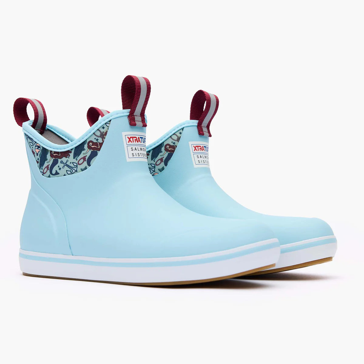 Women's Salmon Sisters Ankle Deck Boots - Blue