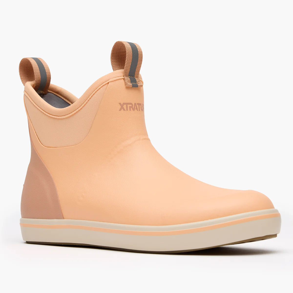 Women's Ankle Deck Boots - Peach Fuzz