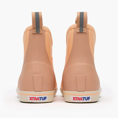 Women's Ankle Deck Boots - Peach Fuzz