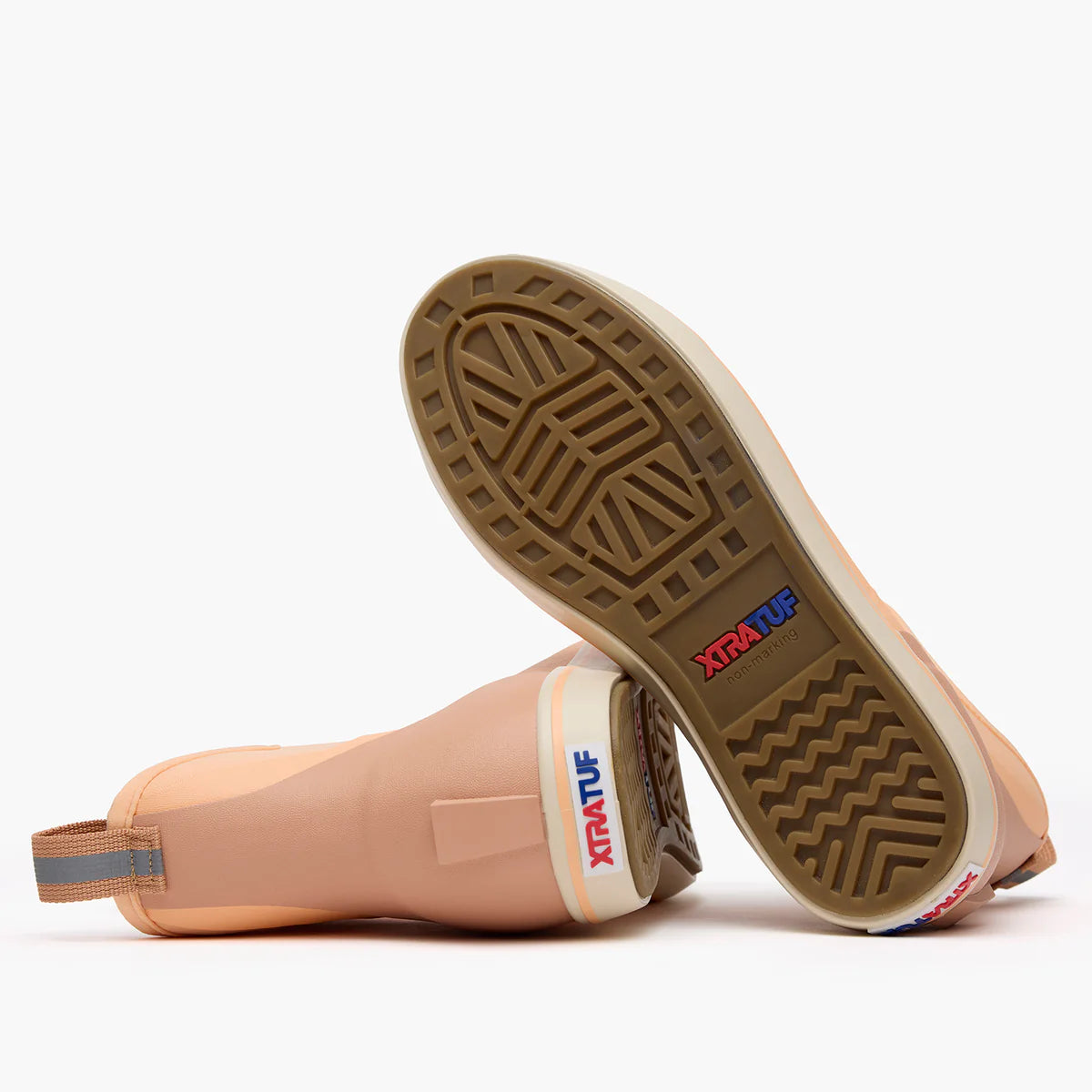 Women's Ankle Deck Boots - Peach Fuzz