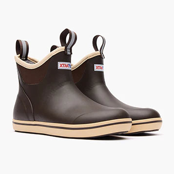 Women's Ankle Deck Boots - Brown