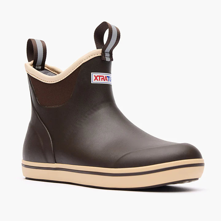 Women's Ankle Deck Boots - Brown