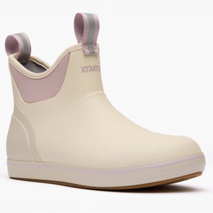 Women's Ankle Deck Boots - Ivory
