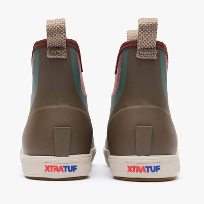 Women's Vintage Ankle Deck Boots - Green