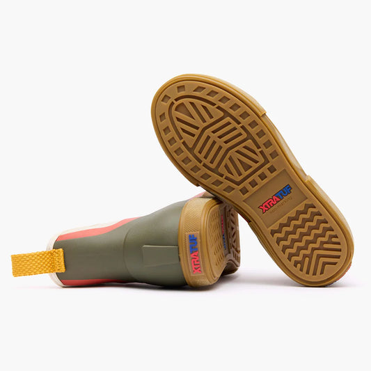 Women's Vintage Ankle Deck Boots - Vintage Coral
