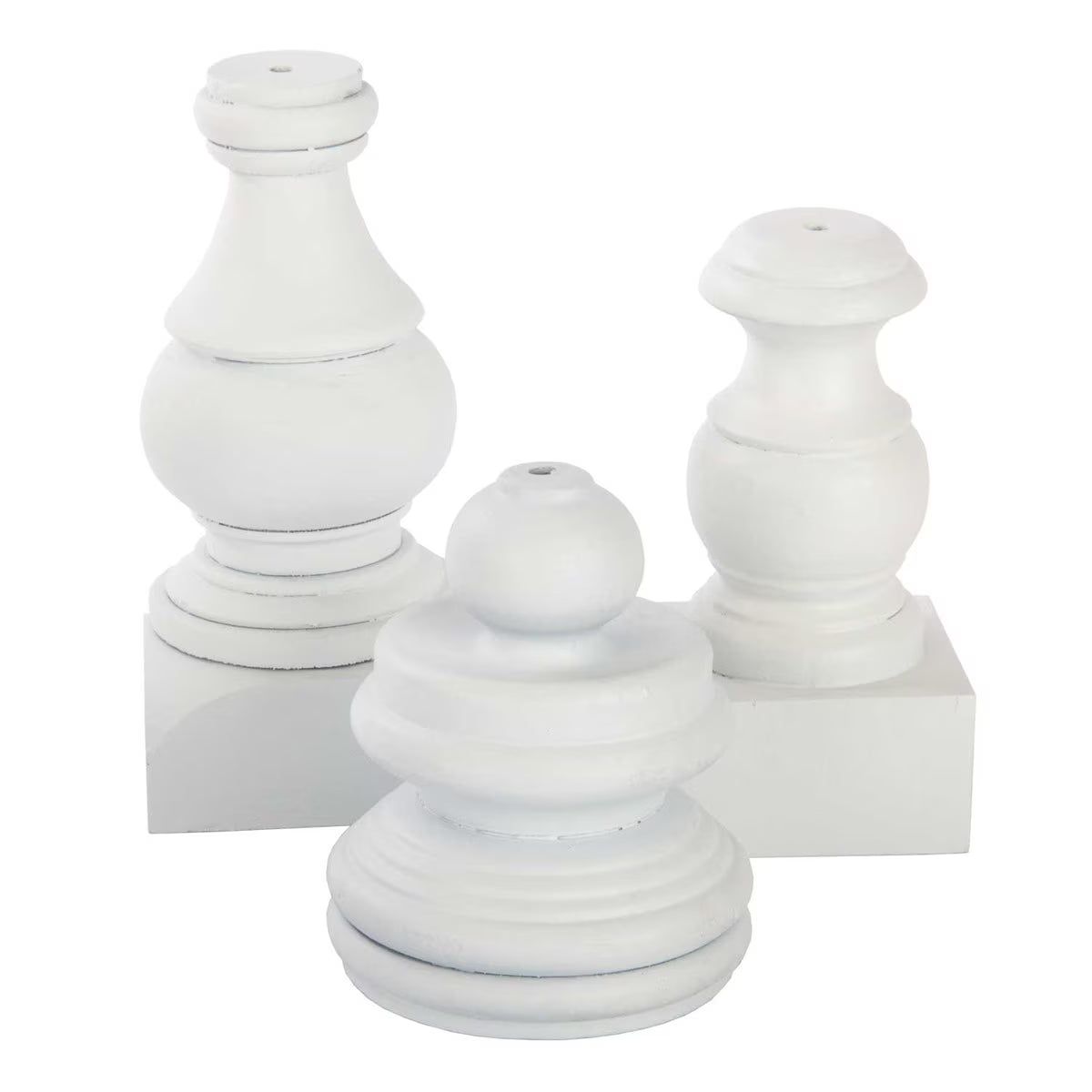 White Display Poles - Small