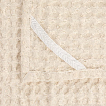 Cotton Waffle Weave Tea Towel - Cream