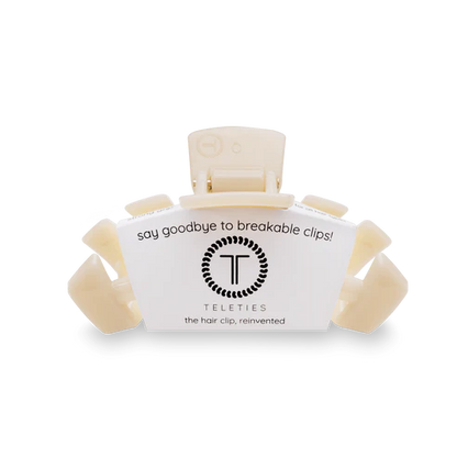 Classic Medium Claw Clip - Almond Beige