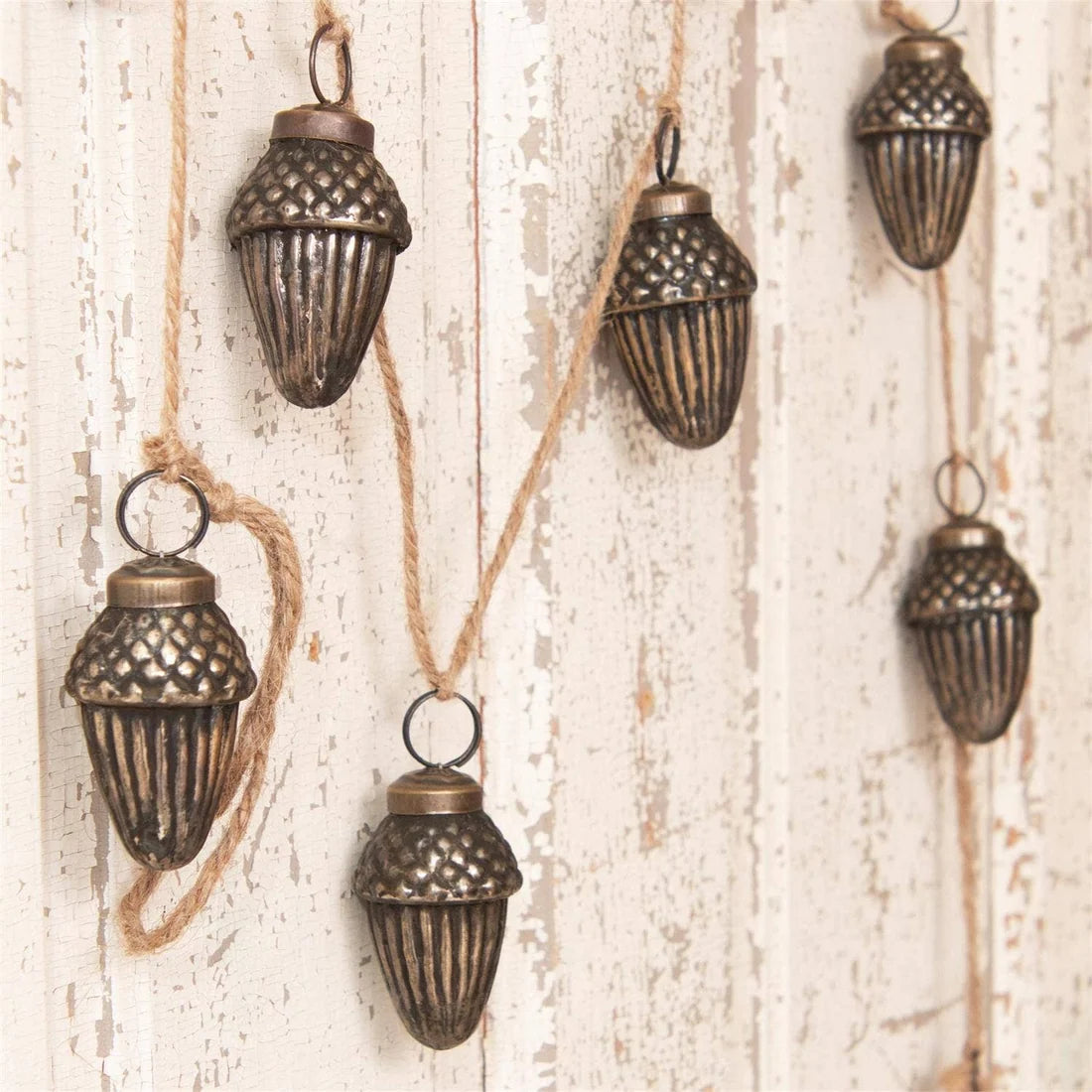 Mercury Glass Acorn Ornament