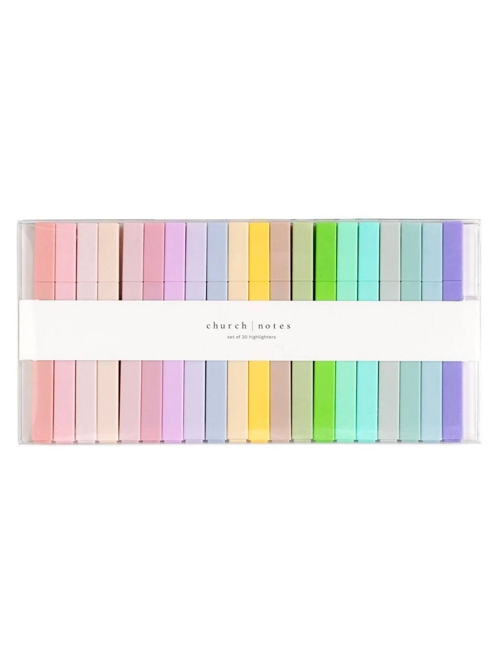 Faithful Highlights – Bible Study Highlighter Set of 20 Colors