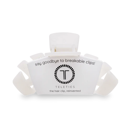 Classic Large Claw Clip -  Coconut White