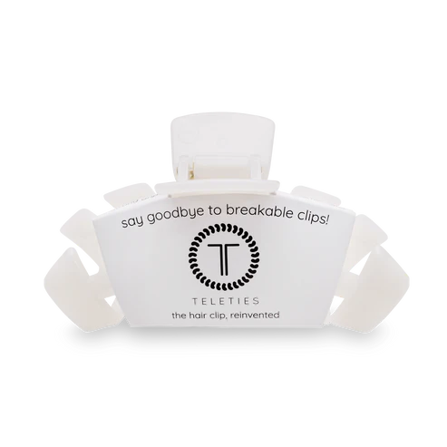 Classic Large Claw Clip -  Coconut White