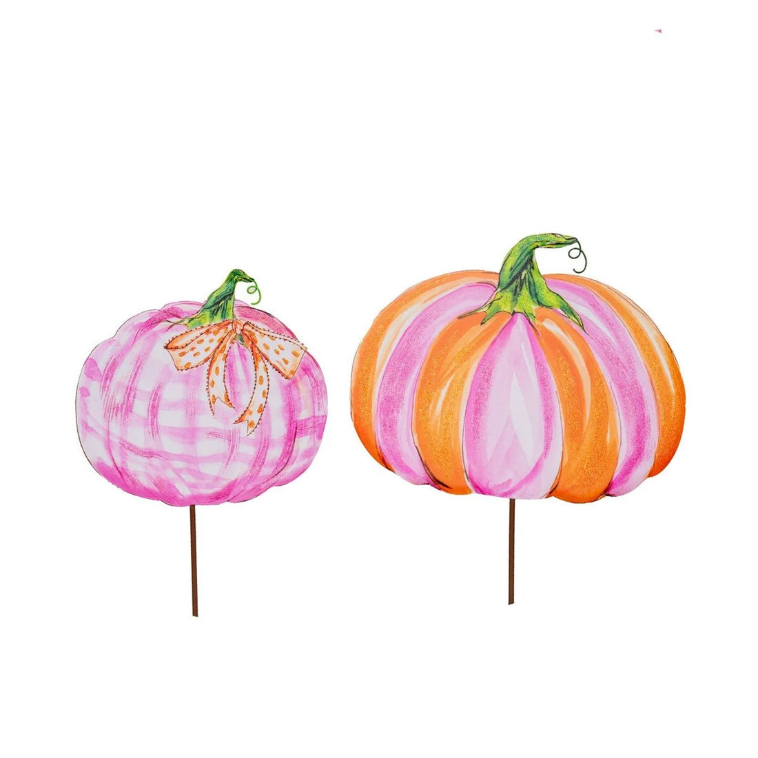 Beck's Pink and Orange Pumpkins