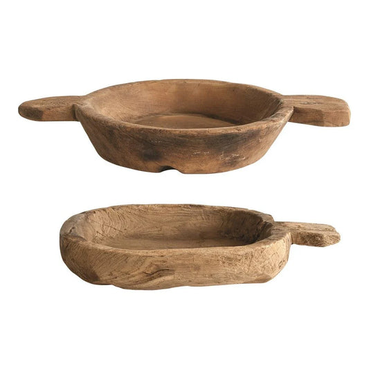 Found Decorative Wood Bowl