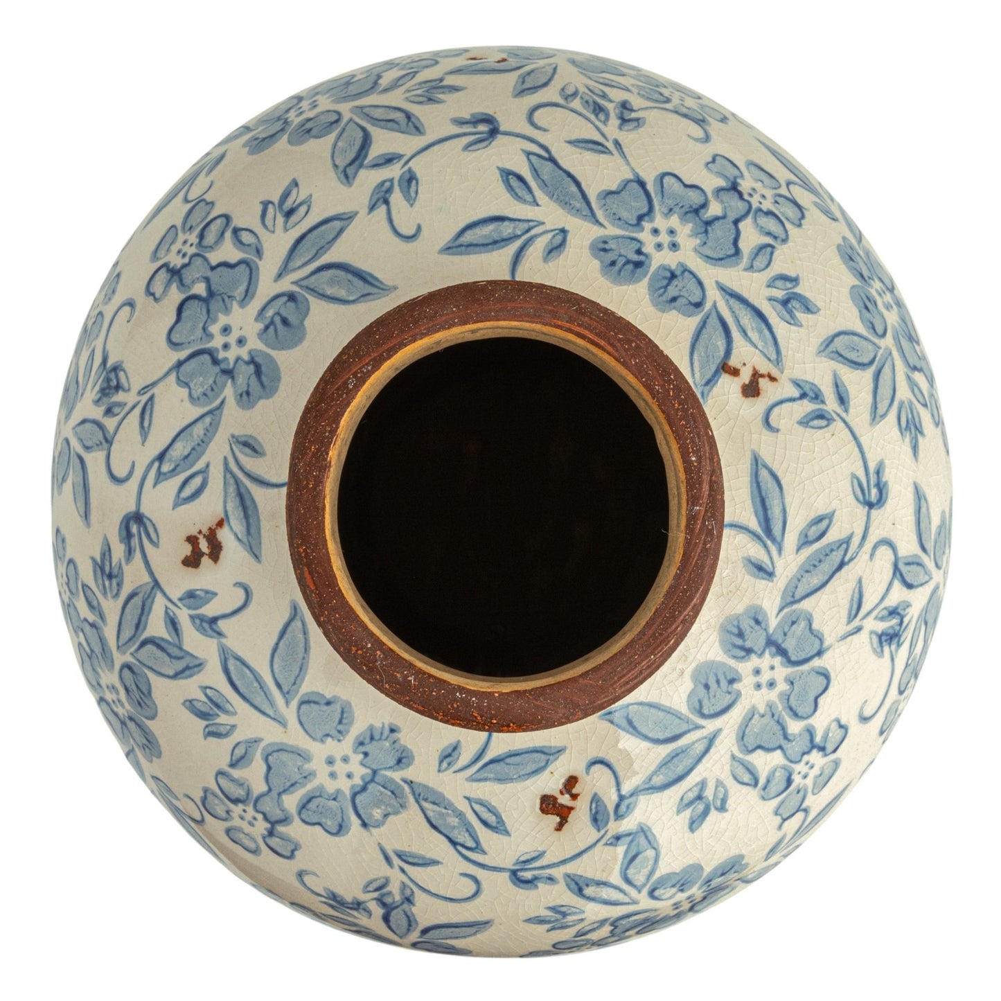 Floral Terracotta Vase
