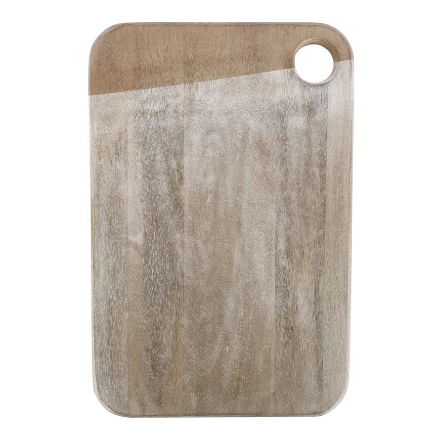 Whitewashed Mango Wood Cheese Board