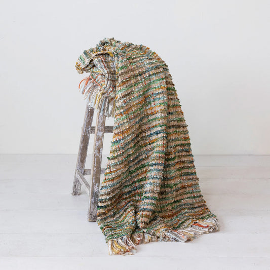 Woven Boucle Throw