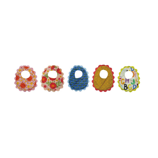 Cotton Baby Bibs with Terry Cloth Back