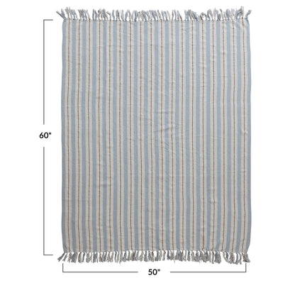 Striped Cotton Throw