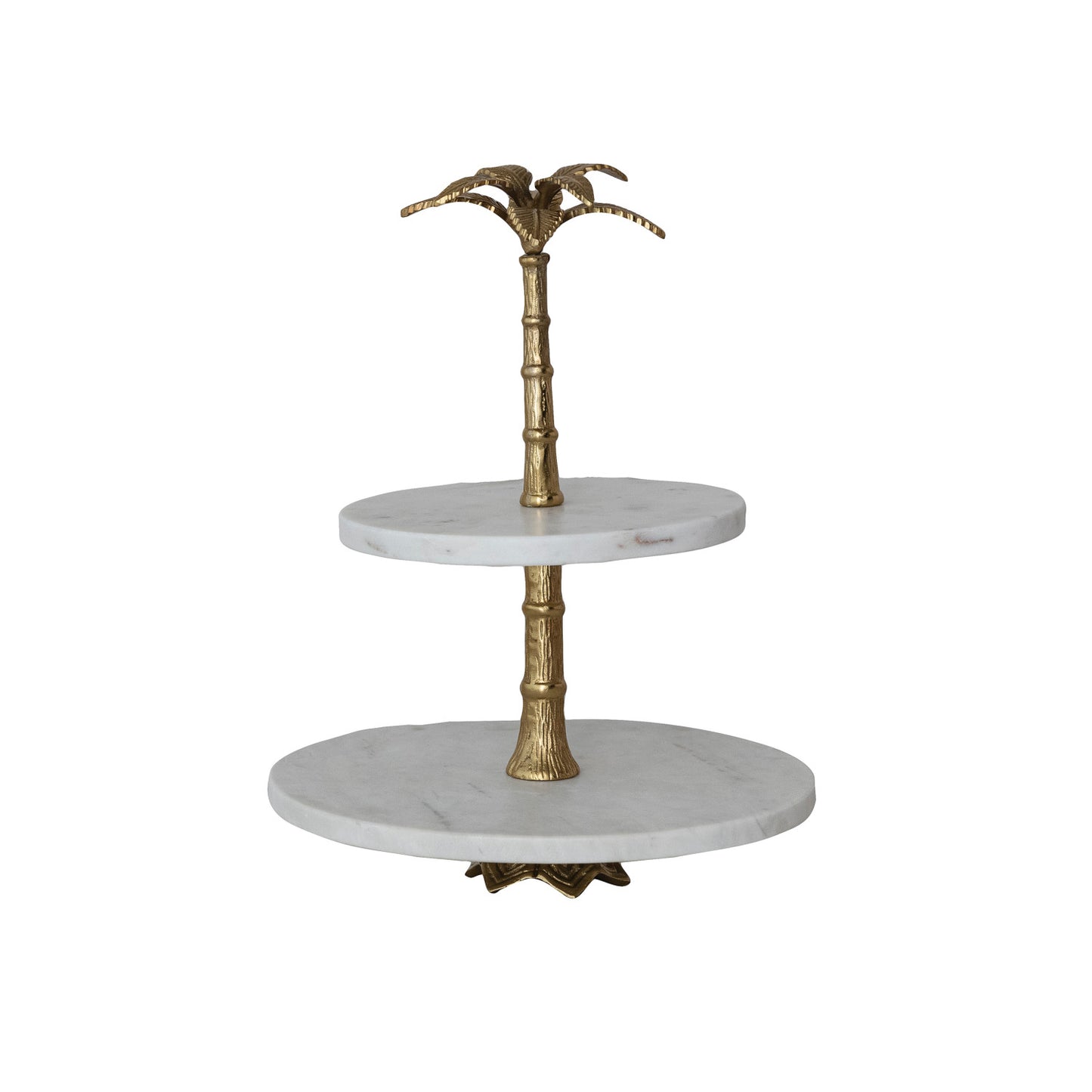 2 Tier Palm Tree Tray