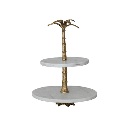 2 Tier Palm Tree Tray