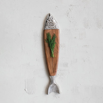 FIsh Board - Wood + Aluminum