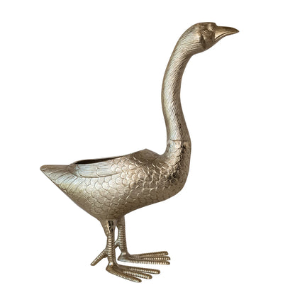 Gold Goose Planter
