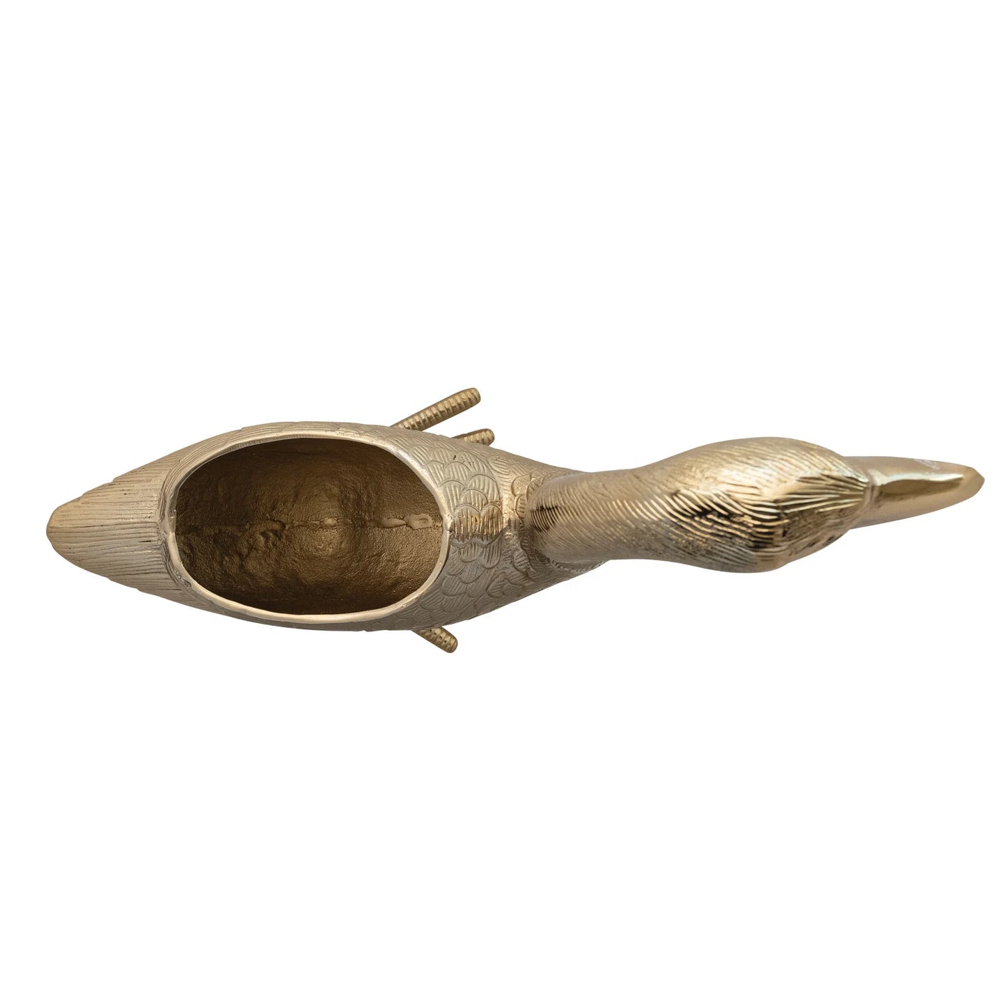 Gold Goose Planter