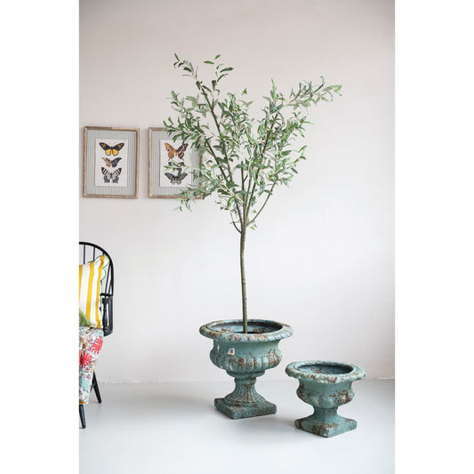 Blue Magnesia Urn - Small