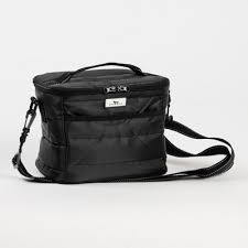 Road Snacks Lunch Bag - Black Puffer