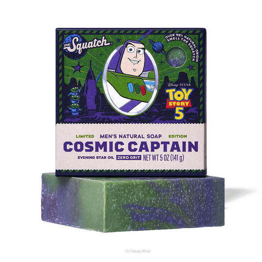 Dr. Squatch Men's Natural Bar Soap - Cosmic Captain