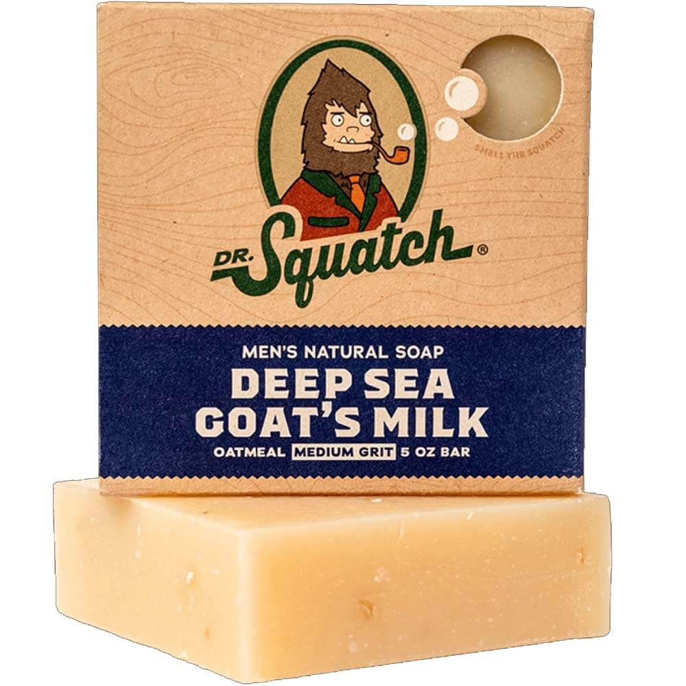 Dr. Squatch Men's Natural Bar Soap - Deep Sea Goat's Milk