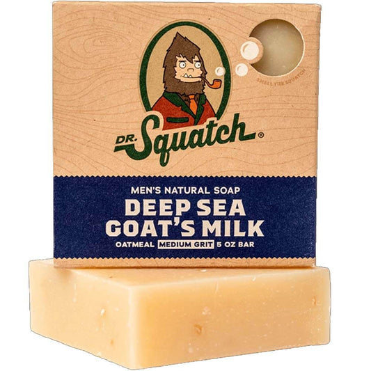 Dr. Squatch Men's Natural Bar Soap - Deep Sea Goat's Milk