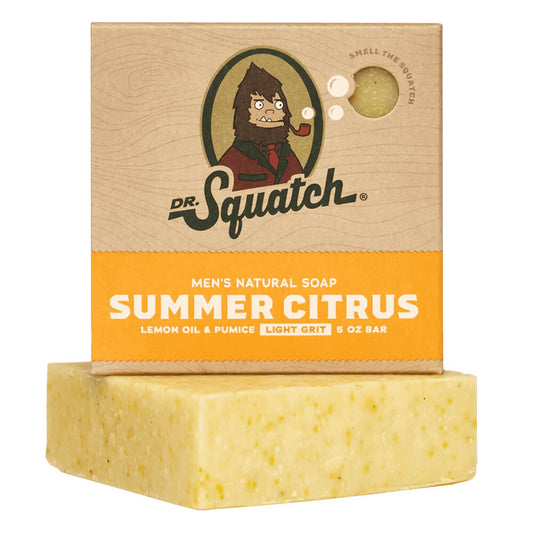 Dr. Squatch Men's Natural Bar Soap - Summer Citrus
