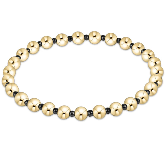 Faceted Hematite Grateful 5mm Bead Bracelet