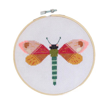 Brie Harrison Cross-Stitch Kit - Dragonfly